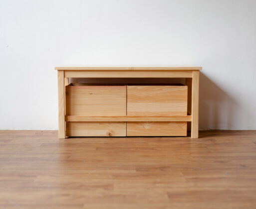 Furniture - Kursi - Bench 2 Drawer