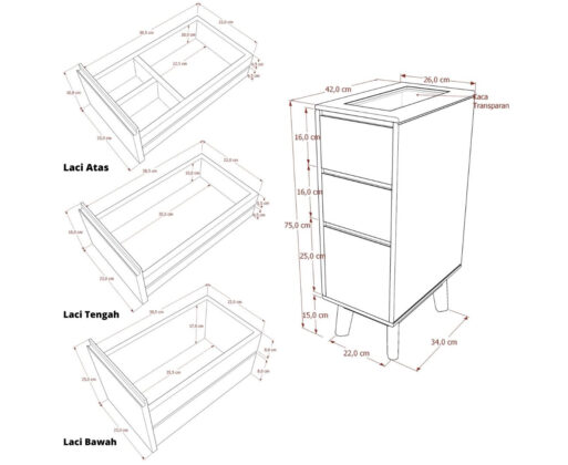 Furniture - Rak - Cabinet 134 NW