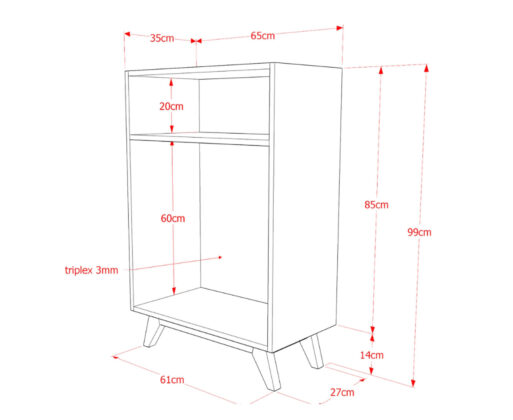 Furniture - Rak - Broma 1 Shelf