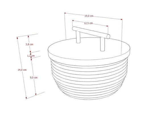 Furniture - Basket - Bidara Round Basket